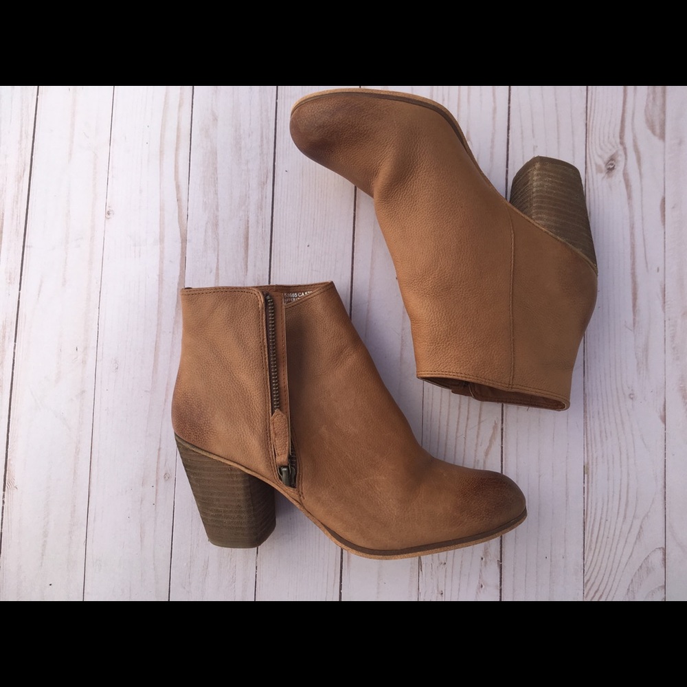 SOLD BP distressed leather bootie